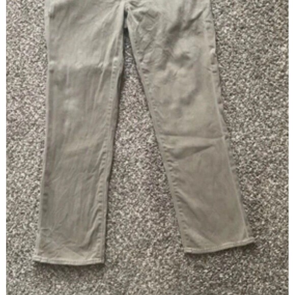 💎AEO Women’s Green Artist Cropped Pants, 90s, Y2K, Stretch, Spring. Size 0 - Picture 2 of 9